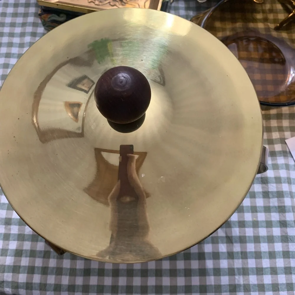 Vintage Gold Color Serving Dish